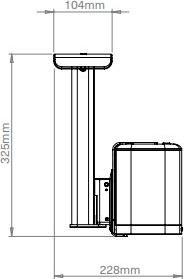 Immagine prodotto Mountson MS12W - Supporto per Sonos One (1 pz., Cavalletto, Non mobile)