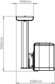 Produktbild Mountson MS12W - Ständer für Sonos One (1 Stk., Ständer, Nicht beweglich)