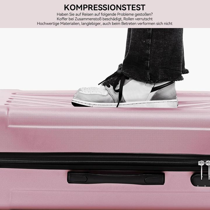 Image du produit Beibye Reisekoffer-Set mit Zwillingsrollen (3-teilig)