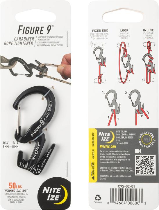 Produktbild Nite Ize Figure9 Carabiner Gr.S