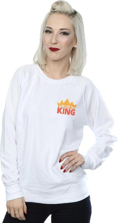 Actual product image Disney Womens/Ladies The Lion King Movie Long Live Breast Print Sweatshirt (M)