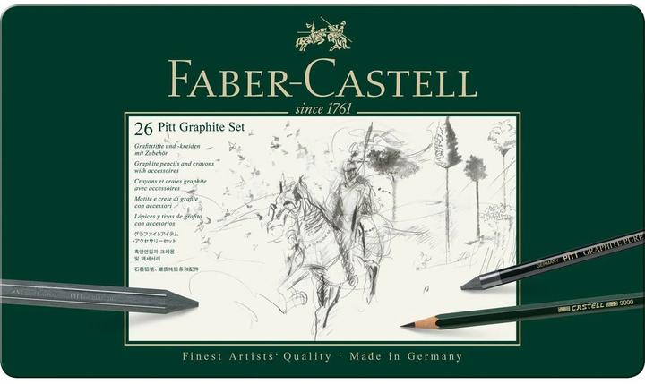 Set Pitt Graphite (HB, 4B, 6B, 3B, 5B, 2H, 26 x)