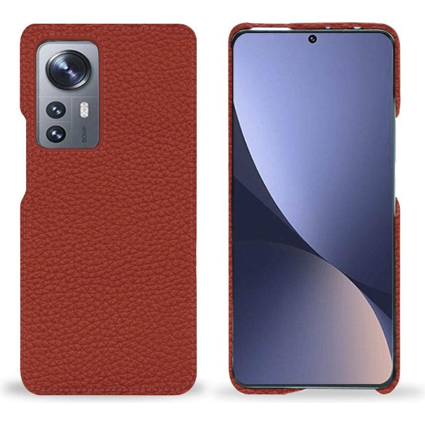 Noreve Lederschutzhülle (Xiaomi 12 Pro), Smartphone Hülle, Orange
