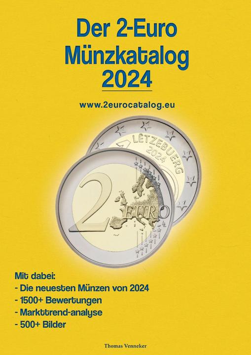 Actual product image Der 2 Euro Mnzkatalog 2024 (German, Thomas Venneker, 2024)