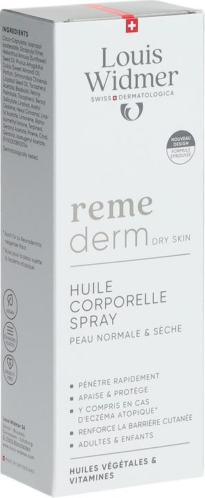 Image du produit Widmer Louis Remederm Körperöl Spray parfumiert 150 ml (Huile pour le corps, 150 ml)