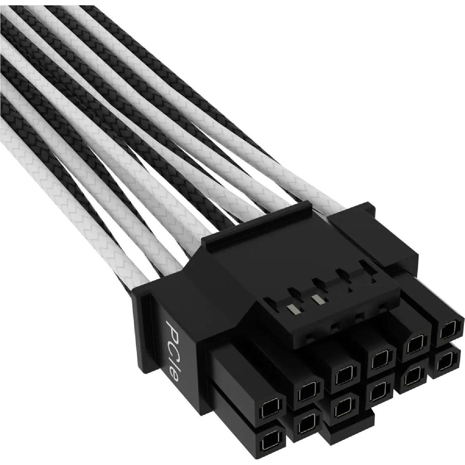 Thumbnail - Corsair Premium-12+4-Pin-12VHPWR-600-W-Kabel für PCIe Gen 5 mit Einzelummantelung, Interne Kabel (PC)