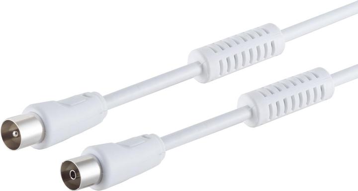 Actual product image Shiverpeaks S/CONN maximum connectivity antenna cable with sheath current filter, > 100 dB, white, 3.0m (100 dB, Antenna cable)