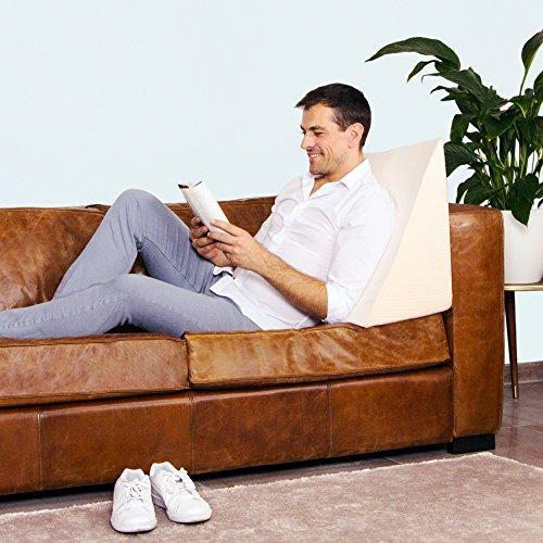 Produktbild Purovin Keilkissen für Bett und Couch (30 x 50 x 60 cm)