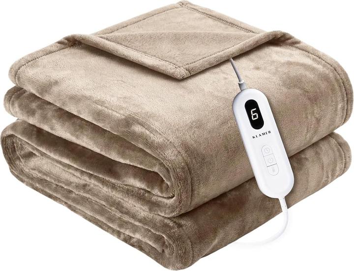 KLAMER Heizdecke Beige (180 x 130 cm)