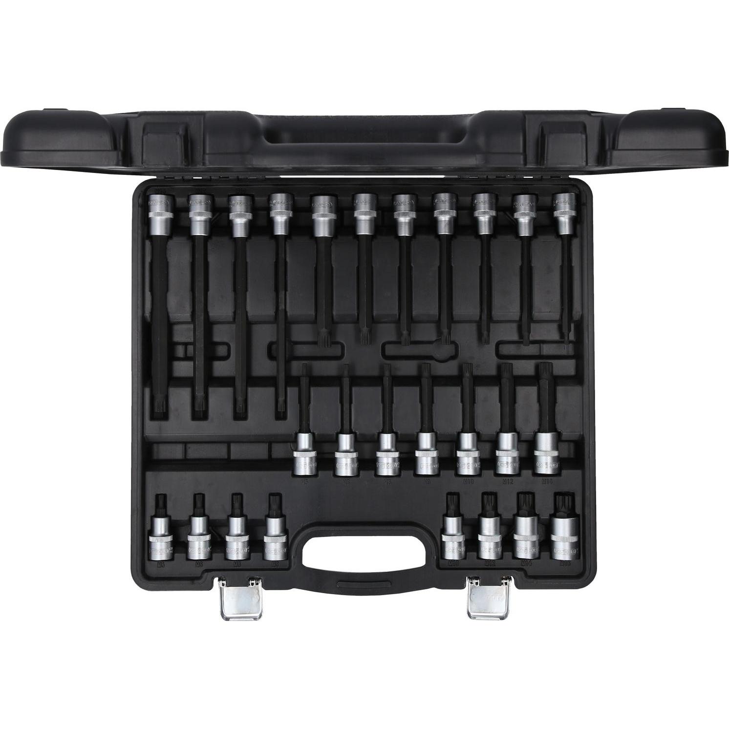 Thumbnail - KS Tools, Steckschlüssel + Stecknuss, Bit-Stecknuss-Satz (5 mm, 6 mm, 8 mm, 9 mm, 10 mm, 12 mm, 14 mm, 16 mm)