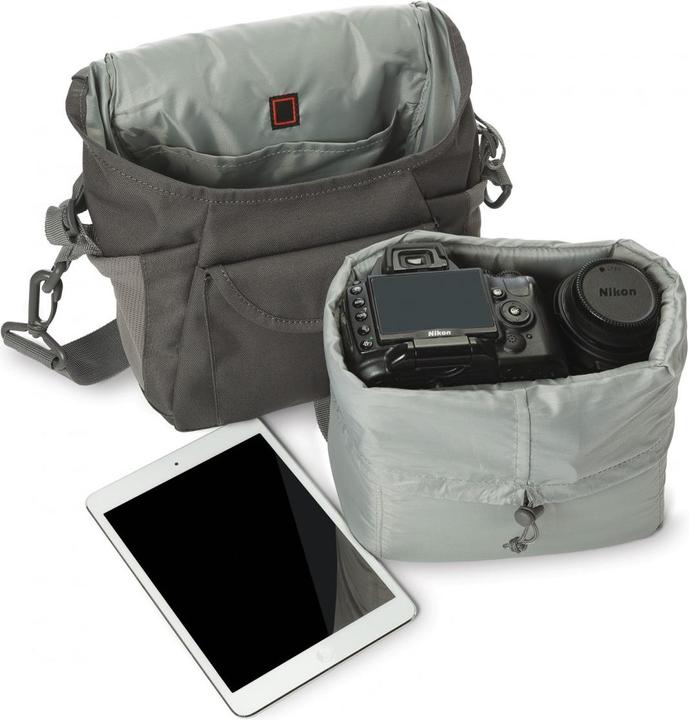 Actual product image Lowepro Nova Sport 7L AW Slate Grey (Camera shoulder bag)