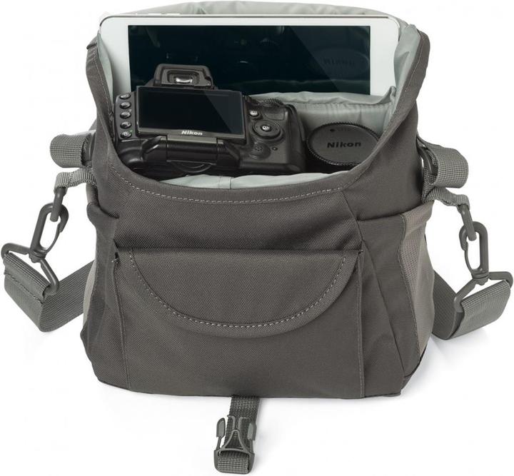 Actual product image Lowepro Nova Sport 7L AW Slate Grey (Camera shoulder bag)
