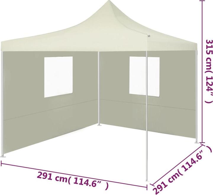 Produktbild vidaXL Festzelt (291 cm, 291 cm)