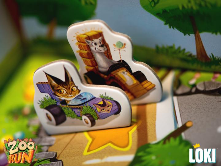 Produktbild Loki Kids 516009 - Zoo Run, Brettspiel, für 3-5 Spieler, ab 5 Jahren (Deutsch, 3 - 5 Spieler)