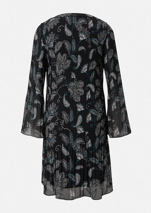 Image du produit Comma Kleid Blusenkleid in Plissee-Optik (40)