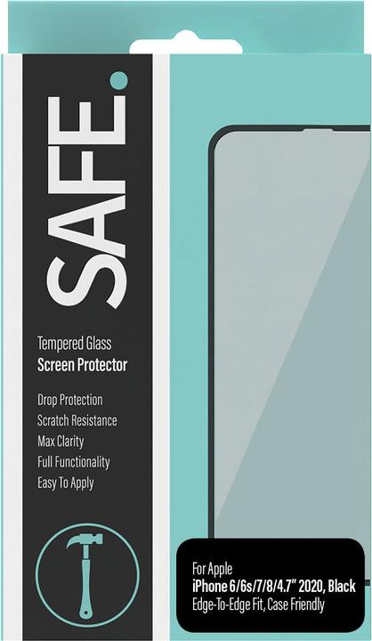 Actual product image Safe. Screen protector Case Friendly iPhone 6/6s/7/8/SE (2020/2022) (1 Piece, Apple iPhone 6s, Apple iPhone SE (3rd Gen), Apple iPhone SE (2nd Gen), Apple iPhone 6, Apple iPhone 8, Apple iPhone 7)