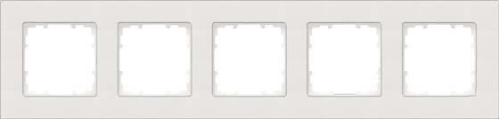 Actual product image Siemens SIEM 5TG1115-0 DELTA miro 5-way frame colour titanium white 374x