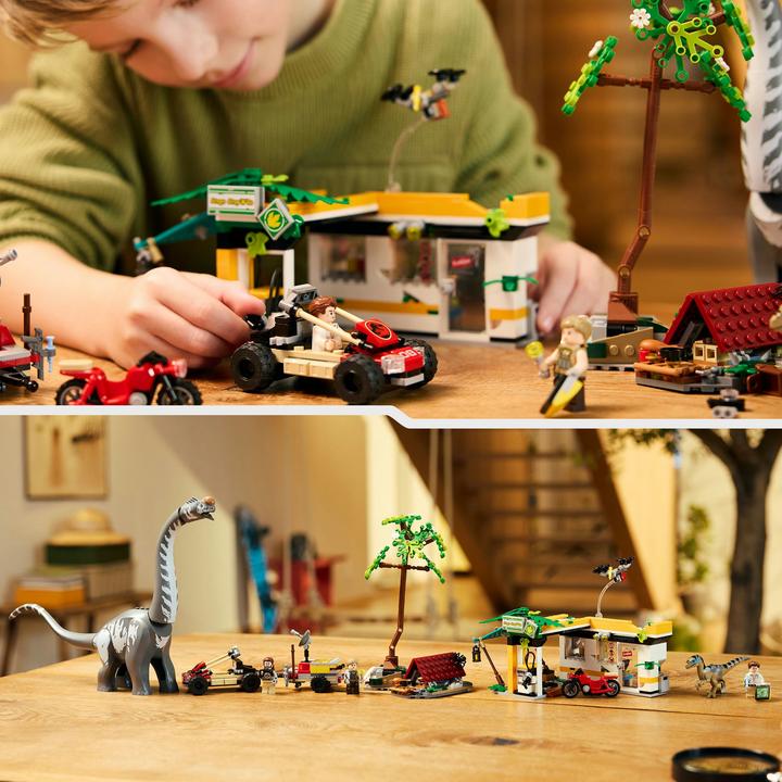 Actual product image LEGO Raptor & Titanosaurus: Grosse Fährtensuche (76973, LEGO Jurassic World)