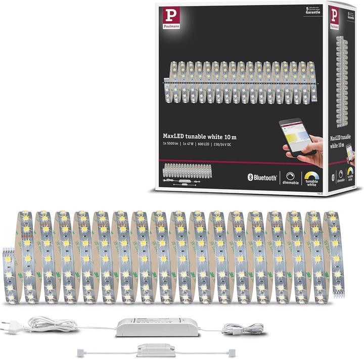 Produktbild Paulmann MaxLED 500 Stripe Set (Weiss, 1000 cm, Indoor)
