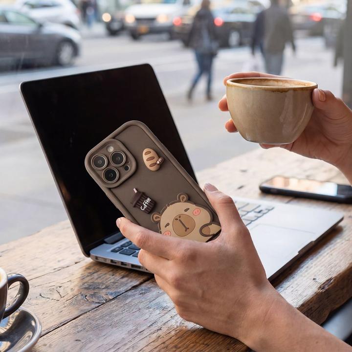 Produktbild OEM Ultra Trendy 3D case for Samsung Galaxy S25 capybara (Samsung Galaxy S25)