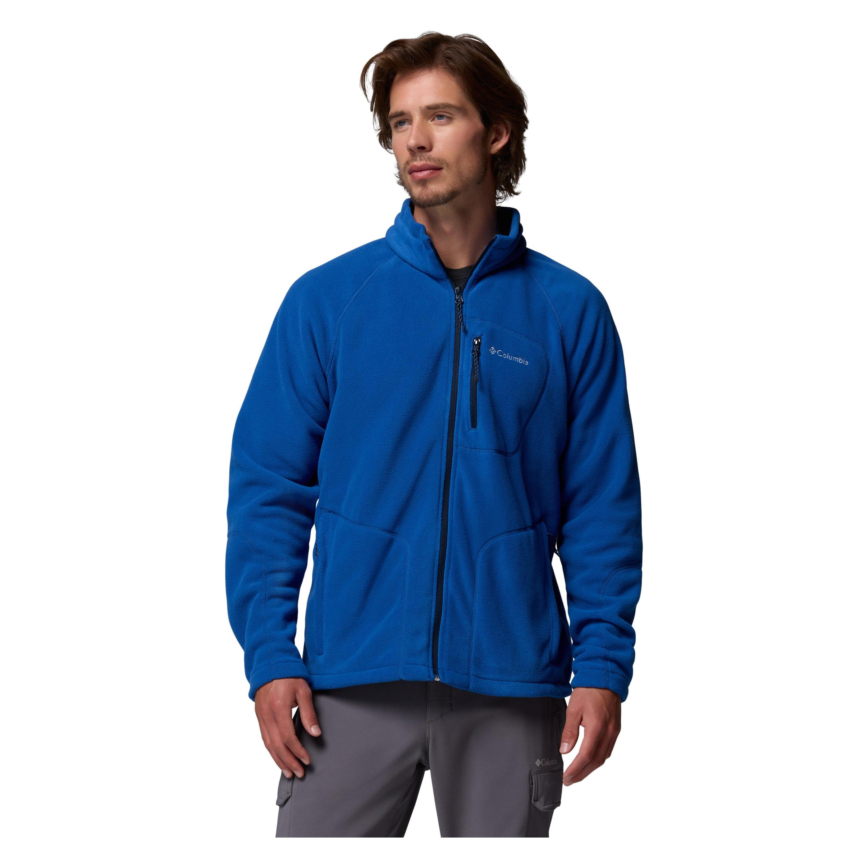 Columbia, Mannen, Outdoor Jassen, Fast Trek™ Ii Full Zip Fleece (M), Blauw, M