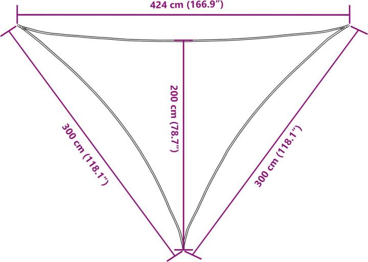 Image du produit vidaXL Sonnensegel (1500 x 700 cm)