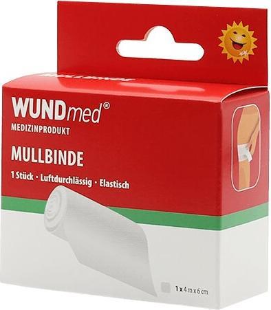 Produktbild Wundmed Elastische Mullbinde 4 m x 6 cm weiss