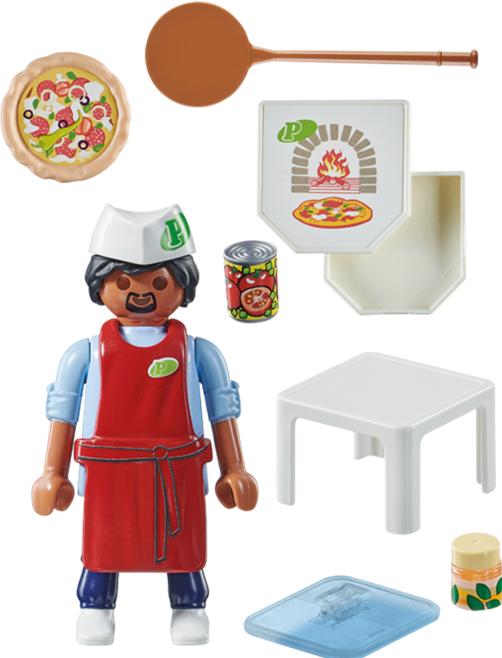 Image du produit Playmobil 71161 Pizzaiolo (71161, Figurines Playmobil)
