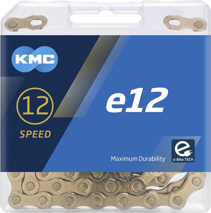 Actual product image KMC 212 Ti-N Gold (12-speed)
