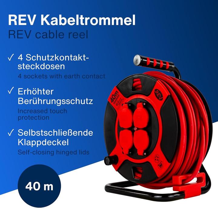 Actual product image REV Cable drum (40 m, 1.50 mm²)