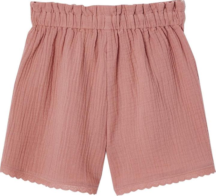 Produktbild Vertbaudet Mädchen Paperbag-Shorts aus Baumwoll-Musselin