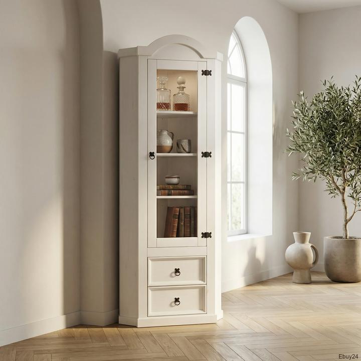 Produktbild Ebuy24 Eckschrank New Mexico (57 x 51 x 200 cm)