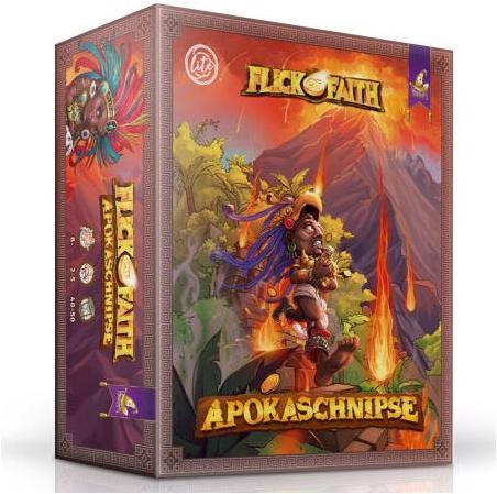 Actual product image Mirakulus 1026795 - Flick of Faith: Apokaschnipse - Board Game (DE-Extension) (German, 2 - 5 Players)