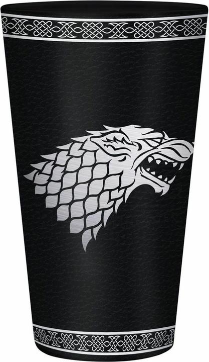 Image du produit ABYstyle GAME OF THRONES - Large Glass - 400ml - Stark - Foil x2