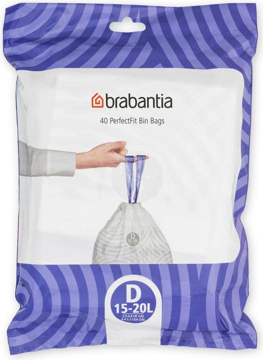 Brabantia PerfectFit Bags (40 x, 20 l)