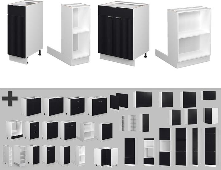 Produktbild Vicco Kücheninsel Fame-Line (90 x 82 x 82 cm)