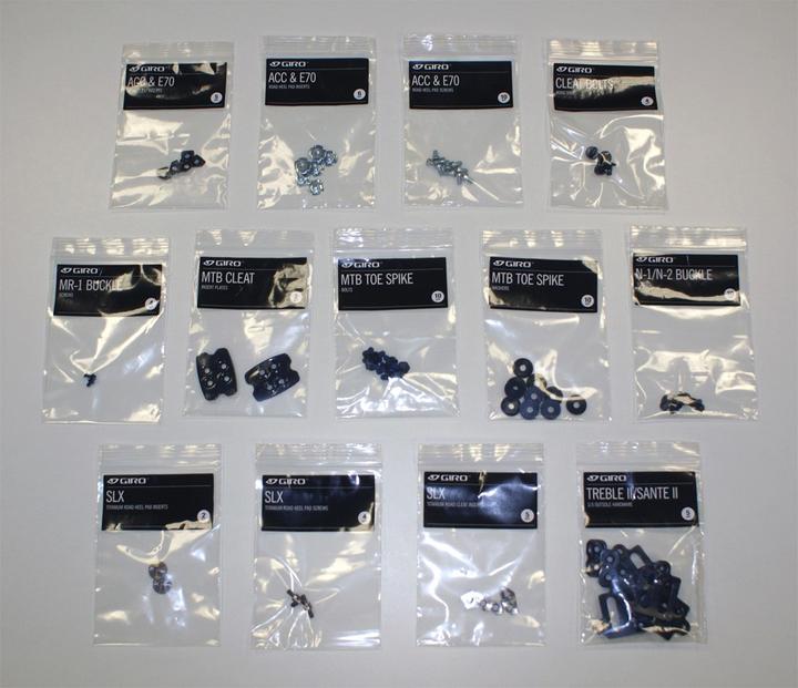 Actual product image Giro Dealer small parts kit set