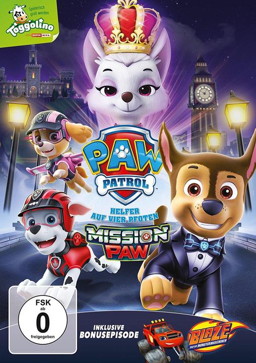 Paw Patrol - Mission Paw (DVD, 2016, Deutsch)