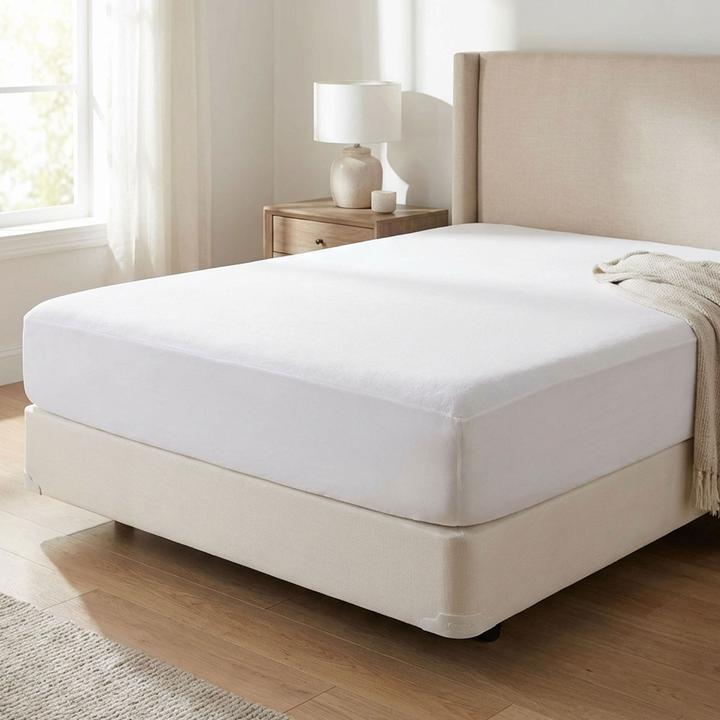Produktbild Casativo Premium Spannbetttuch für Boxspringbett & Wasserbett - Weiss, 140-160x220 cm - 190g/m2 (140-160 x 220 cm)