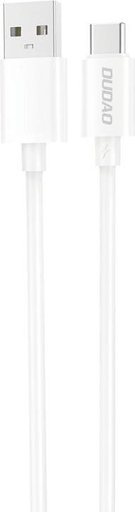 Dudao L4ST USB-A / USB-C kabel 2A 1m - wit (1 m)