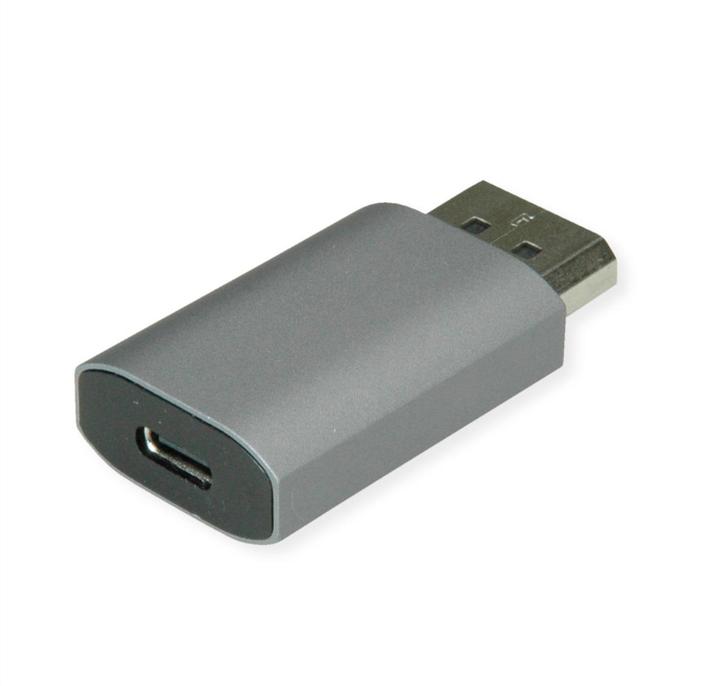 Actual product image Value USB Typ C - DisplayPort, bidirektionaler Adapter, BU/ST (4.60 cm)