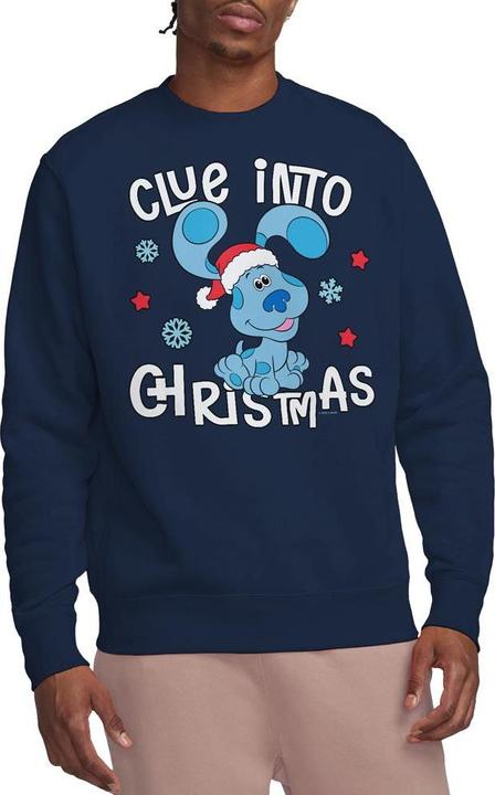 Actual product image Blue's Clues & You! Unisex Adult Christmas Sweatshirt (XL)