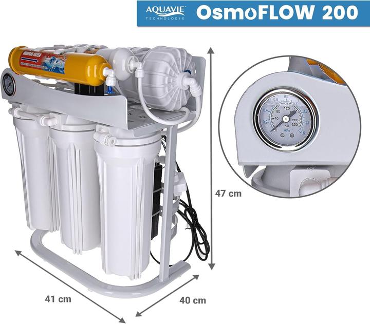 Actual product image Aquavie Under-Sink Reverse Osmosis Water Purification System with Remineralization
