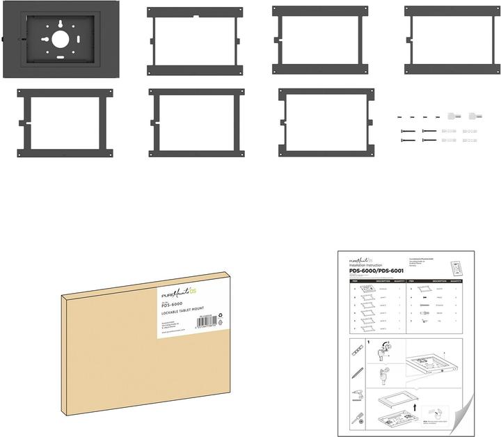 Actual product image PureMounts Bracket PDS-6000