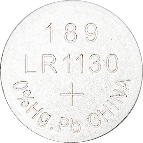 Produktbild Q-Connect Alkaline Knopfzellen (1 Stk., AG10, 72 mAh)