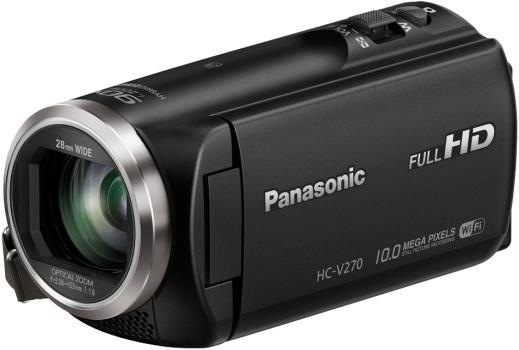 Actual product image Panasonic Hc-V270eg (2.10 Mpx, 50i, 38 x)