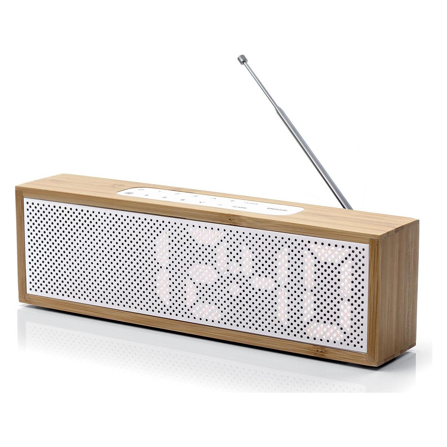 Lexon Titanium Clock Radio - buy at Galaxus - Galaxus