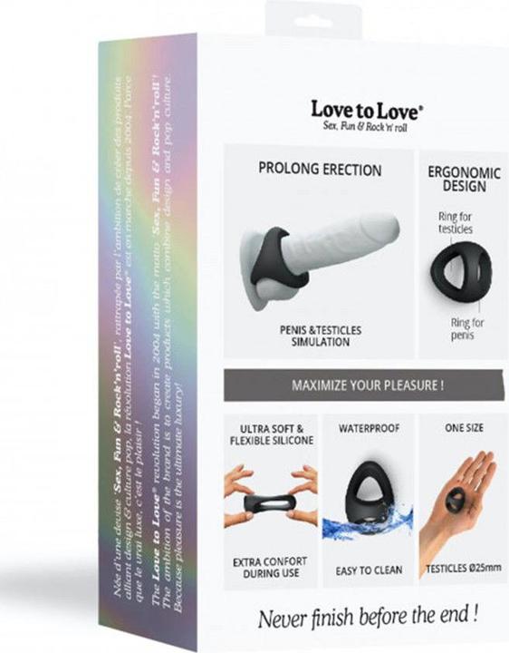Produktbild Love to Love Flux Ring - Black Onyx