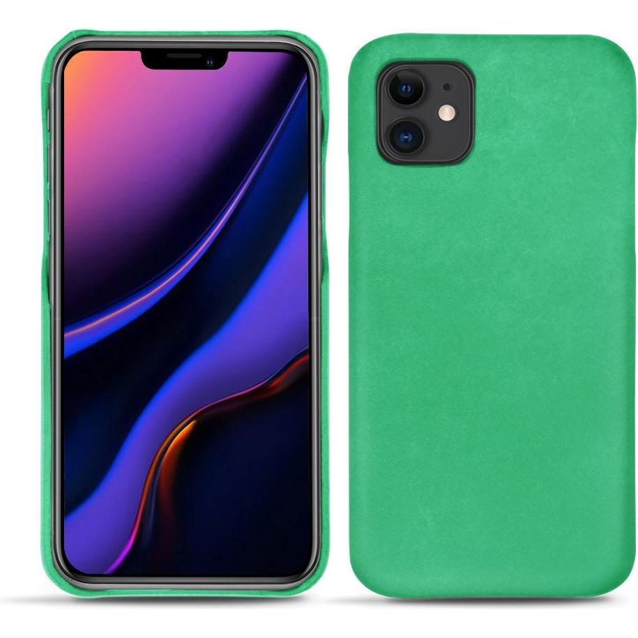 Noreve Lederschutzhülle (Apple iPhone 11), Smartphone Hülle, Grün