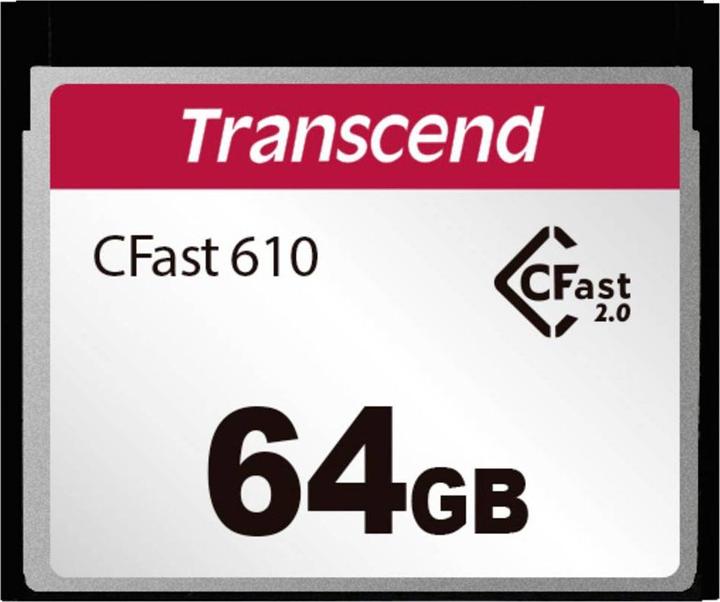 Image du produit Transcend CFast-Karte 64 GB (64 Go, CFast 2.0)